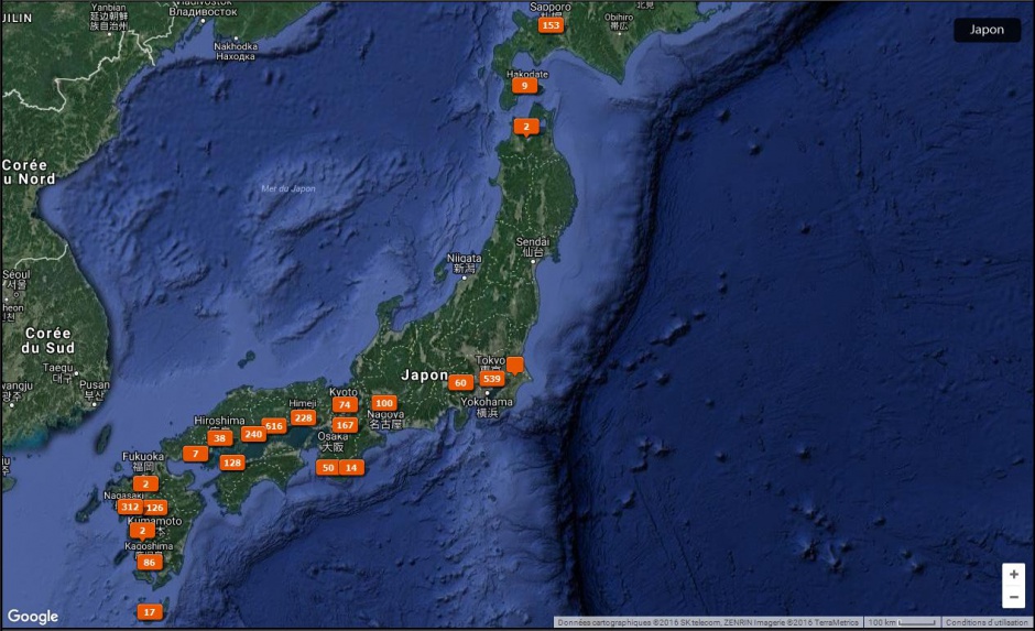 La route de mes voyages au Japon